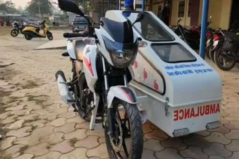 Biharpur got bike ambulance facility