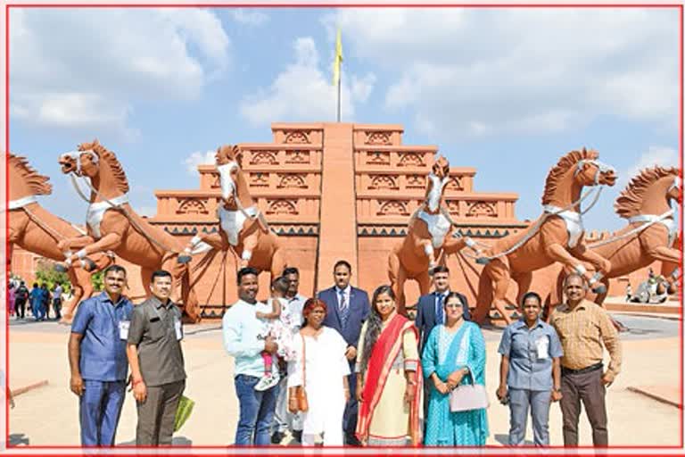 President's family visited Ramoji Film City