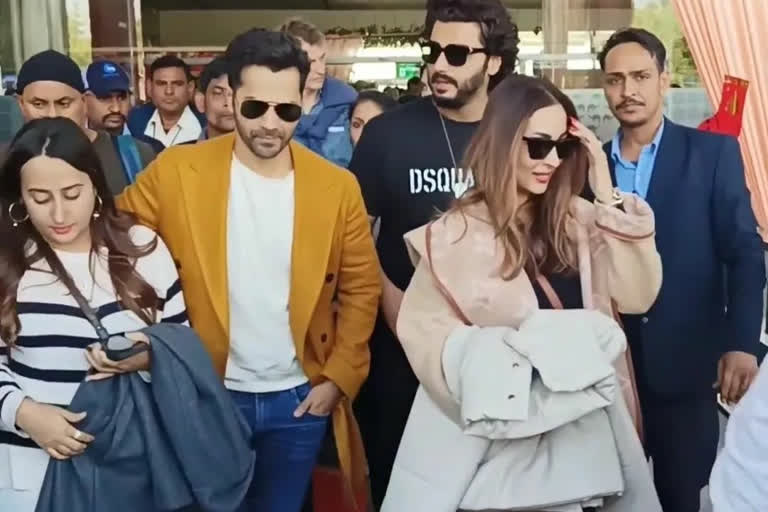 Arjun Kapoor and Malaika Arora spotted in Jaipur, to welcome new year in Ranthambore