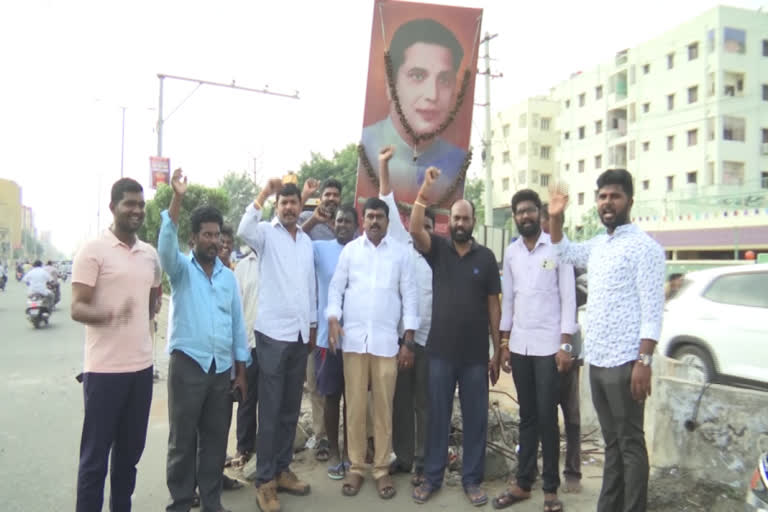 Installation of statue of BP Mandal