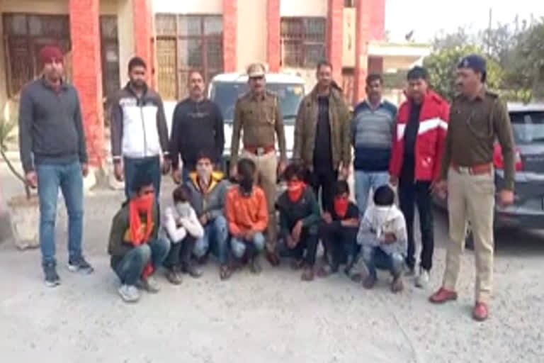 thieves Gang caught in Sonipat thief gang in Sonipat Theft in Sonipat