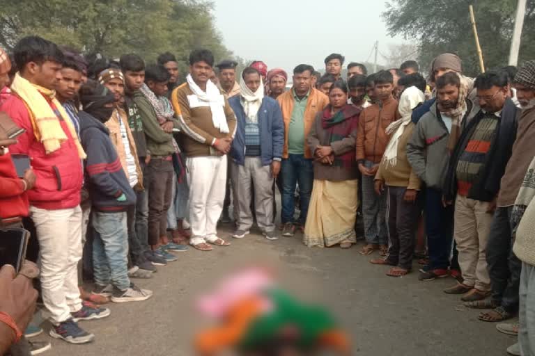 Road accident in Buxar