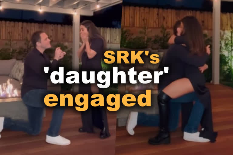 SRK's 'daughter' gets engaged to American boyfriend, proposal video viral