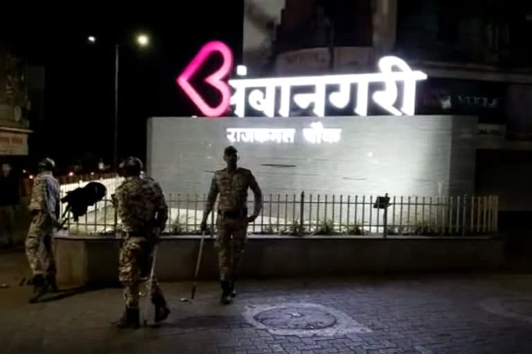 Heavy police presence in Amravati city