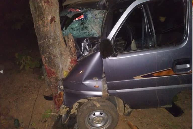 Road accident on first day of new year