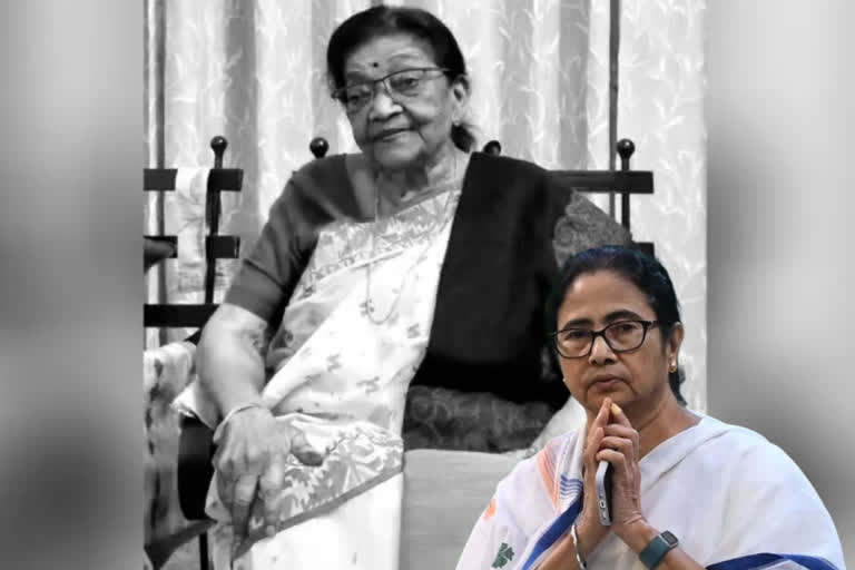 CM Condolences on Sumitra Sen Demise ETV BHARAT
