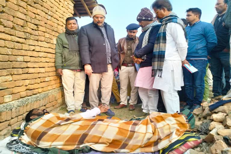 MLA Anant Ojha met victim of feeding banned meat case in Sahibganj