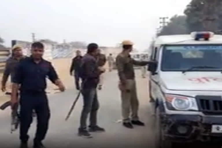 raid on gravel mafia in Dholpur