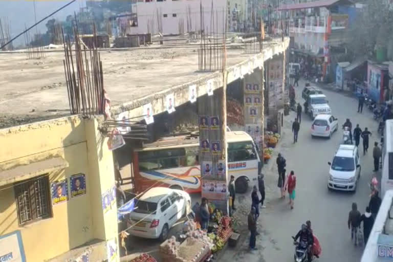 Pauri Bus Stand Construction