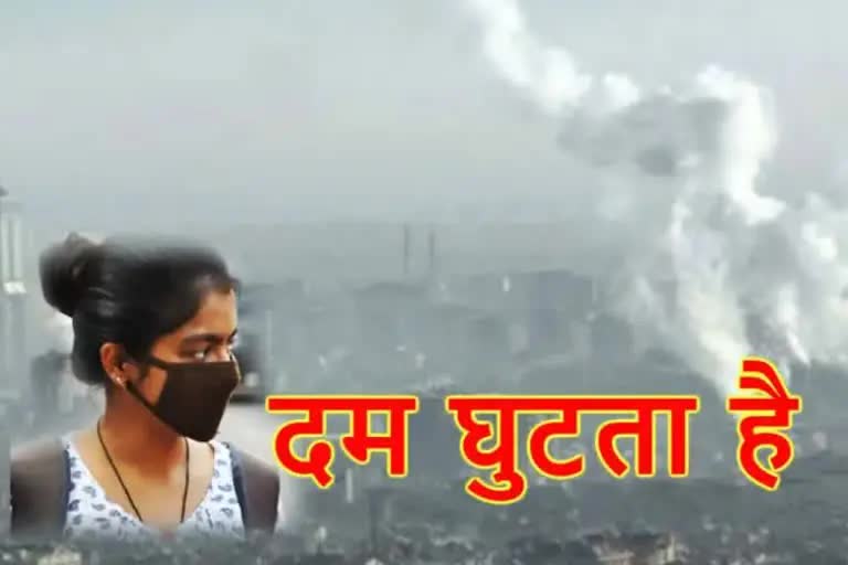 Air quality index in Dhanbad