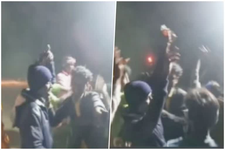 viral Video of new Year party in siwan