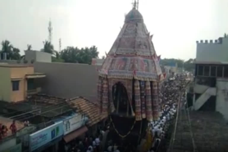 புதுக்கோட்டை ஸ்ரீ ஆத்மநாத சுவாமி கோயில் மார்கழி தேரோட்டம்