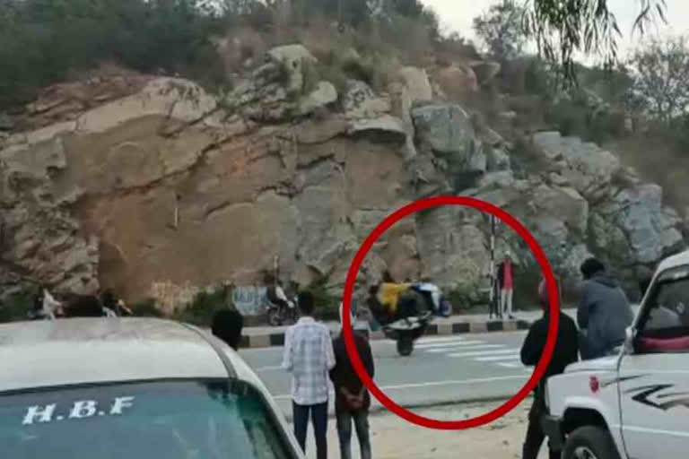 Bike Racing on National Highway