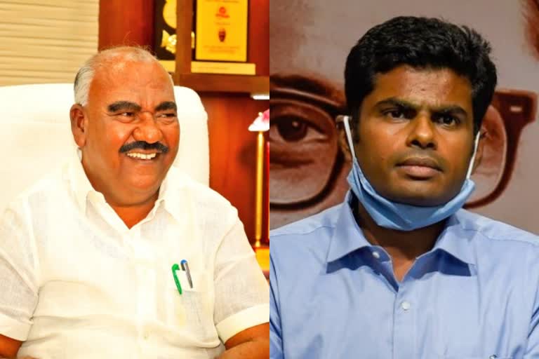 பாஜகவில் மாட்டிக்கொண்டு அண்ணாமலை முழிக்கிறார் - அமைச்சர் மஸ்தான்!