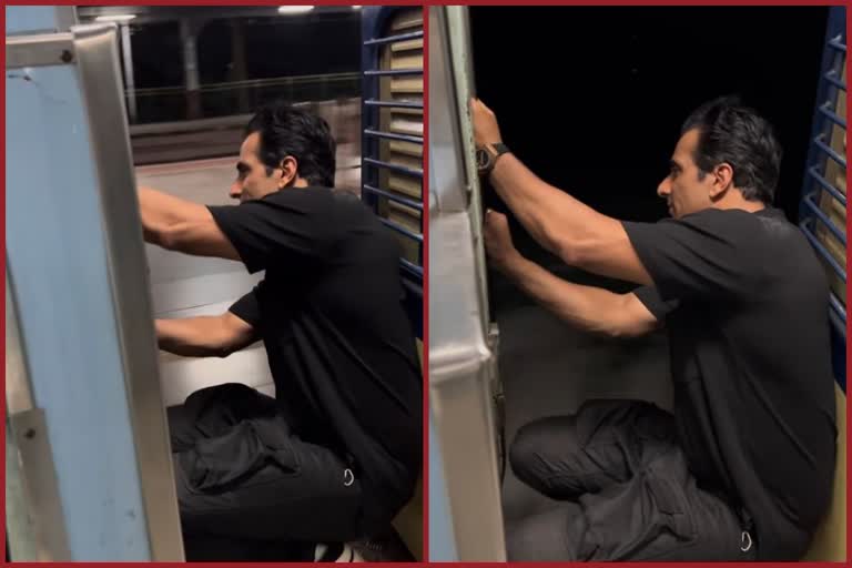 Sonu Sood train video