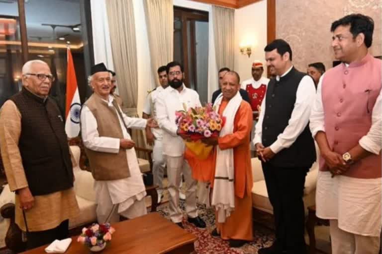 Eknath Shinde Meet With Yogi Adityanath