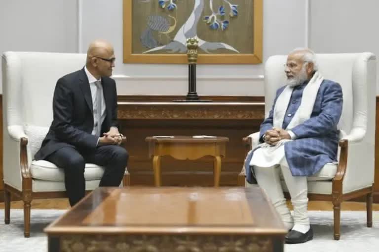 Satya Nadella India Visit