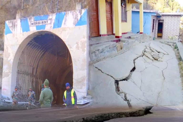 Land subsidence in Joshimath