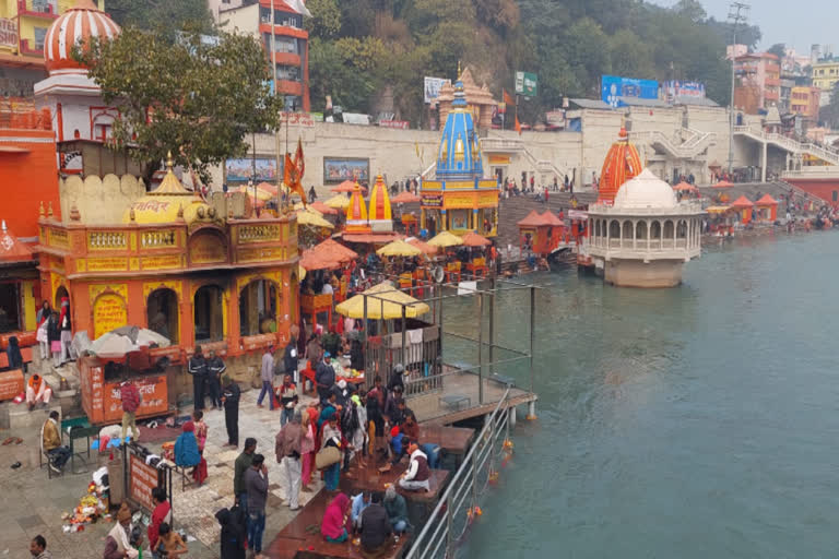 Devotees decreased for Ganga Bath