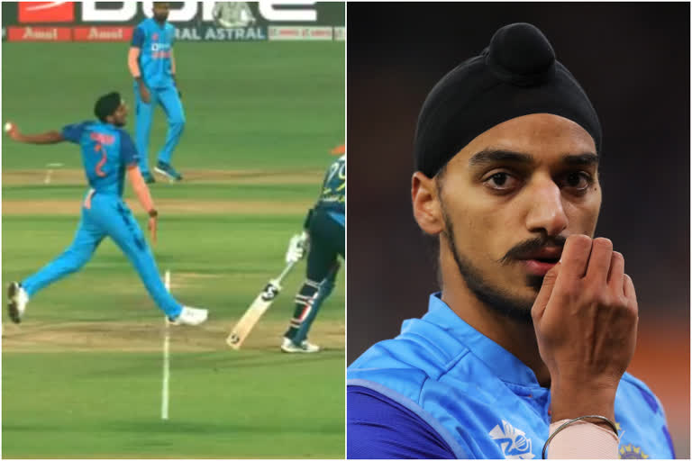 Arshdeep Singh unwanted record  Arshdeep Singh  Arshdeep Singh hat trick of no balls  india vs sri lanka  india vs sri lanka 2nd t20  IND vs SL  ഇന്ത്യ vs ശ്രീലങ്ക  അര്‍ഷ്‌ദീപ് സിങ്‌  ഹാട്രിക് നോബോളെറിഞ്ഞ് അര്‍ഷ്‌ദീപ് സിങ്  അര്‍ഷ്‌ദീപ് സിങ് മോശം റെക്കോഡ്  അക്‌സർ പട്ടേൽ  സൂര്യകുമാർ യാദവ്  Axar Patel  Suryakumar Yadav  ഹാമിഷ് റൂഥർഫോർഡ്  Hamish Rutherford