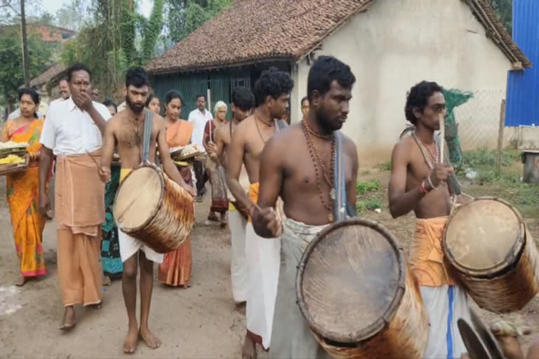 நடராஜ பெருமானுக்கு பக்தர்கள் சீர்வரிசை