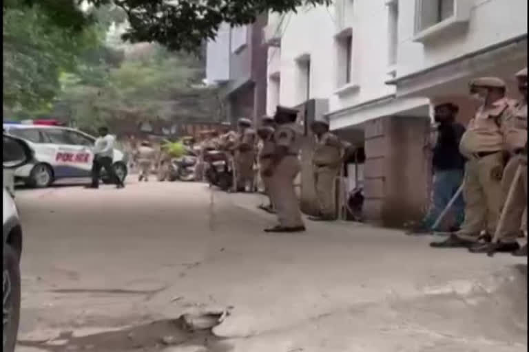 Police deployed at residence of Telangana BJP president Bandi Sanjay