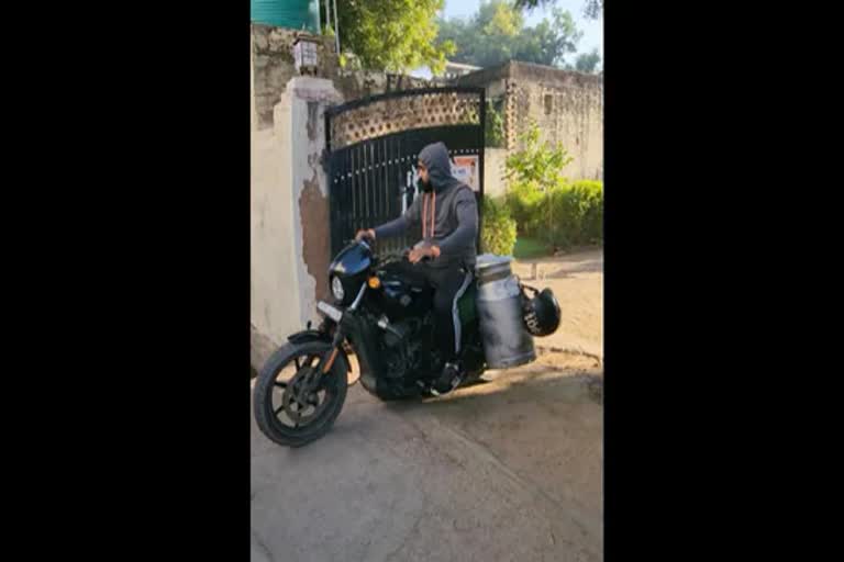 harley davidson bike milkman