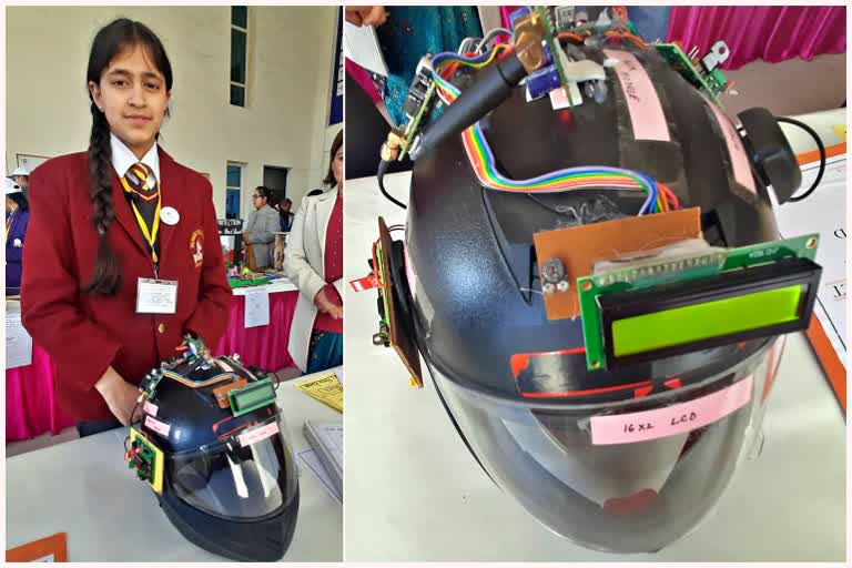 Ridhima Thakur made smart helmet