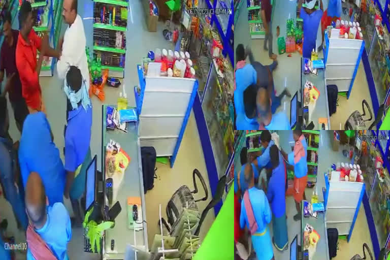 citu workers attacked supermarket owner  citu  kollam  kollam citu  nilamel citu attack  സിഐടിയു  കൊല്ലം നിലമേല്‍  സൂപ്പര്‍മാര്‍ക്കറ്റ് ഉടമയ്‌ക്ക് മര്‍ദനം  നിലമേല്‍ യൂണിയന്‍ കാര്‍ട്ട് സൂപ്പര്‍ മാര്‍ക്കറ്റ്