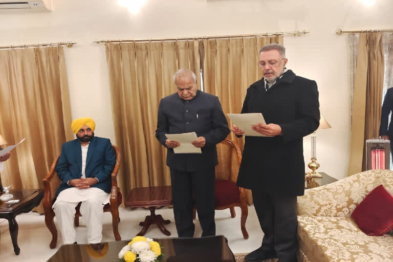 AAP MLA Dr Balbir Singh takes oath as minister in Punjab Cabinet