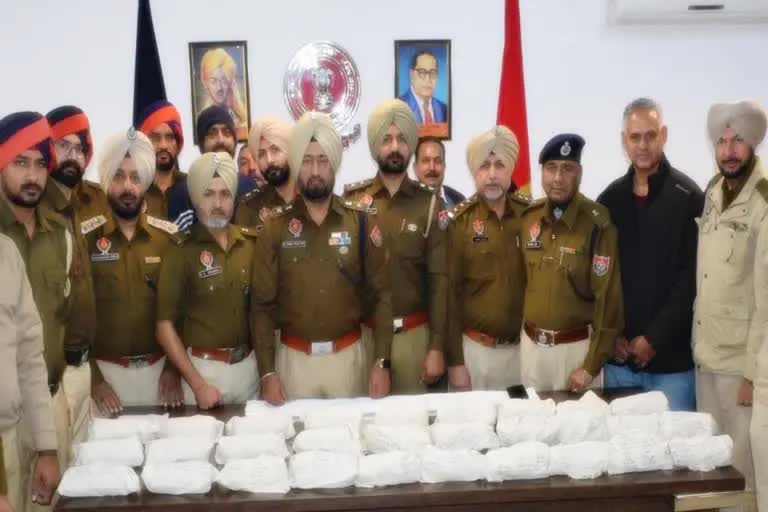 Fazilka police recovered 31 kg 200 grams of heroin