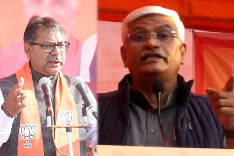 Gajendra Singh Shekhawat targets Gehlot government while Poonia aims at Robert Vadra in Jan Aakrosh Sabha