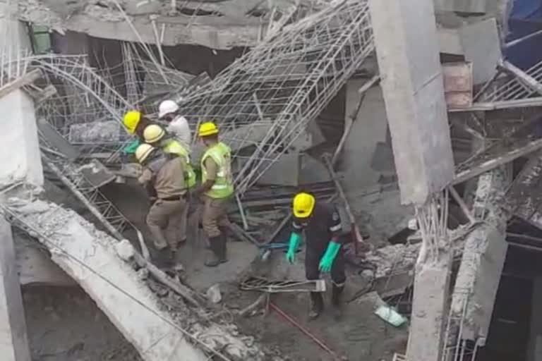 Slab of under-construction building collapses in Hyderabad, 2 workers die