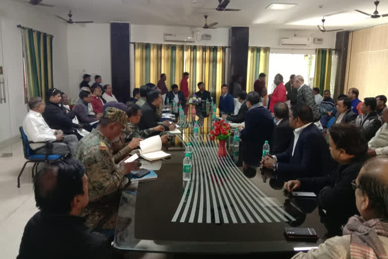 Administration held meeting for peace in Parasnath in giridih