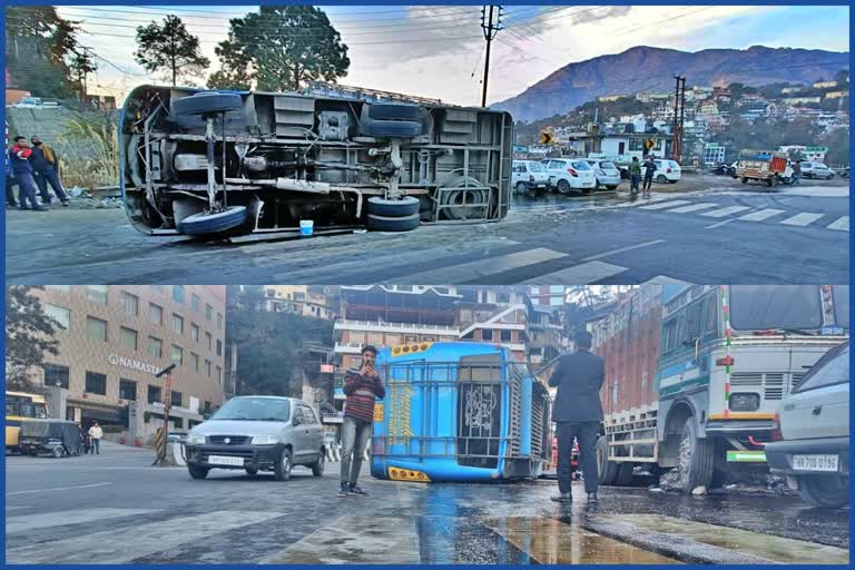 bus accident in solan