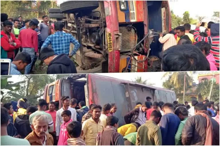 One killed, 40 injured as bus overturns in Bengal