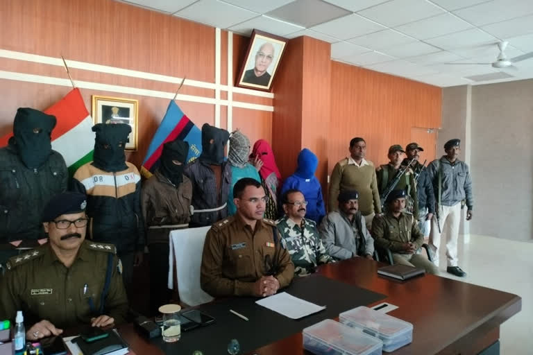 Godda police arrested nine accused
