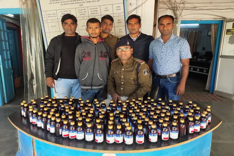 Accused arrested with intoxicating syrup in Bilaspur