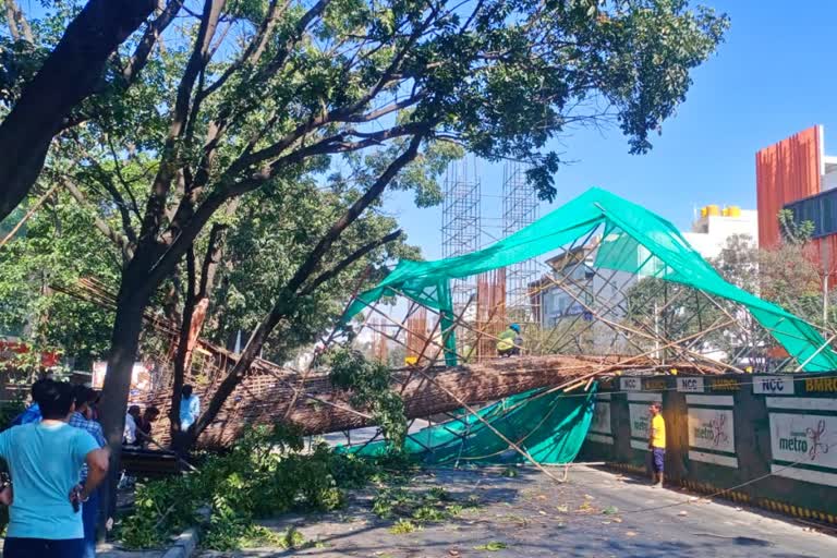 Metro pillar Collapsed in bengaluru