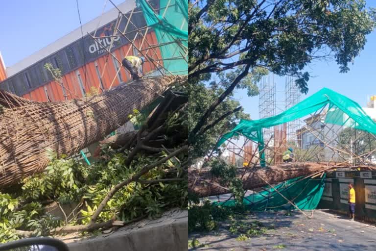 Metro pillar collapsed in Bengaluru