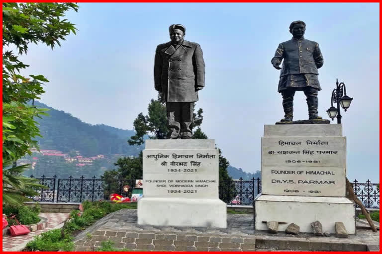 Demand for install Virbhadra Singh statue on Ridge.