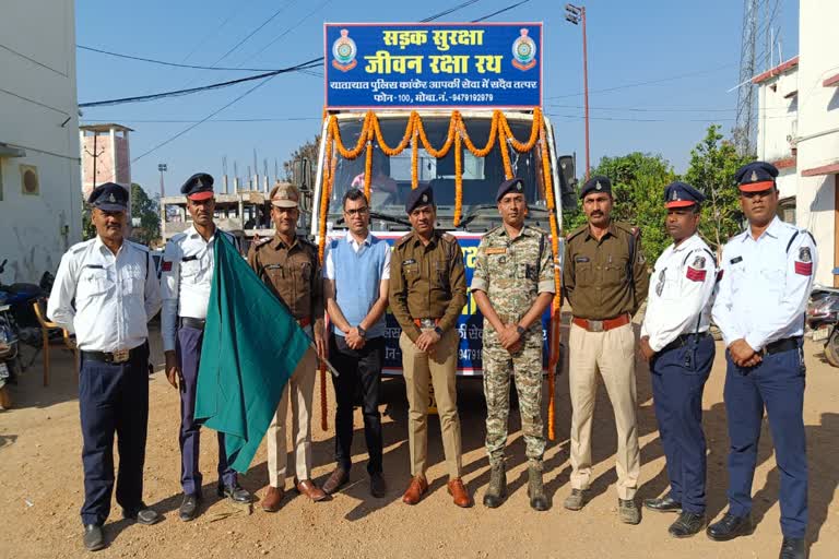 National Road safety week in kanker