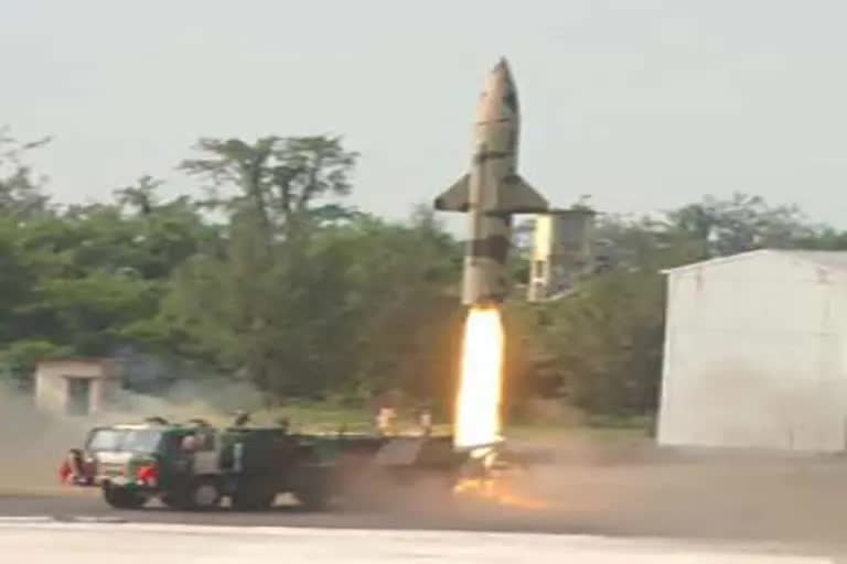 DRDO દ્વારા વિકસિત Ballistic Missile Prithvi 2નું સફળ પરીક્ષણ