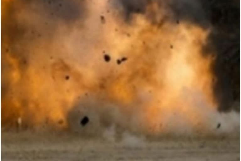 Representative image of blast that were reported in front of Taliban Ministry