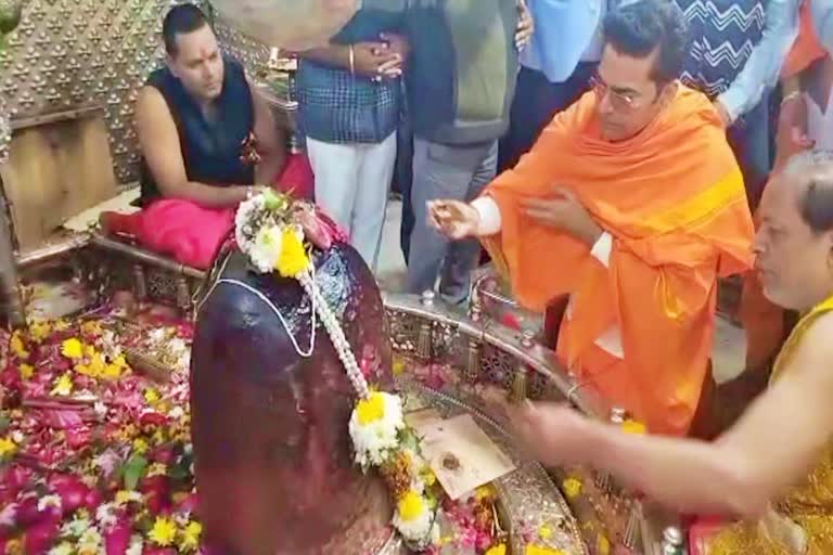 actor ashutosh rana visit mahakal temple