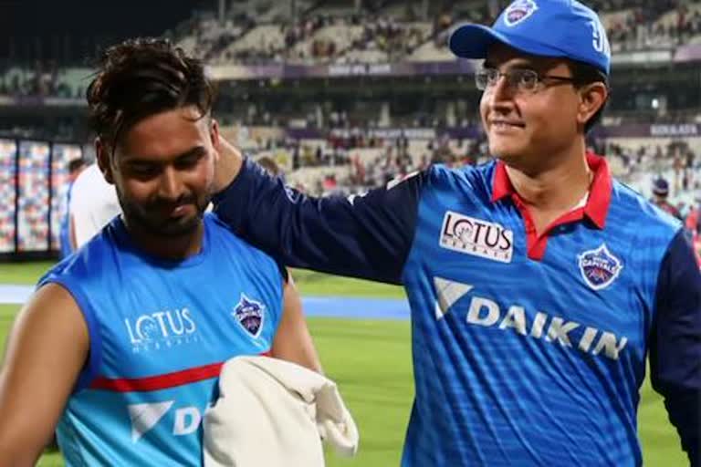 Rishabh Pant, Sourav Ganguly