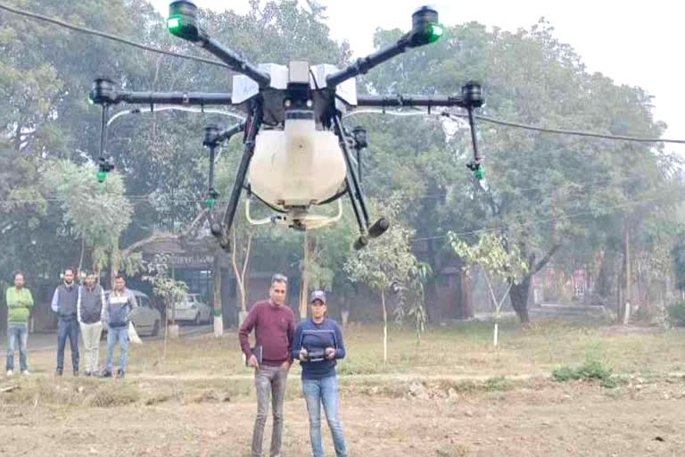 نشا سولنکی ہریانہ کی پہلی خاتون ڈرون پائلٹ