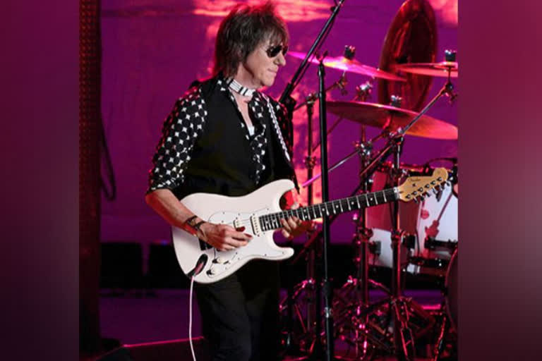 Iconic rock guitarist Jeff Beck