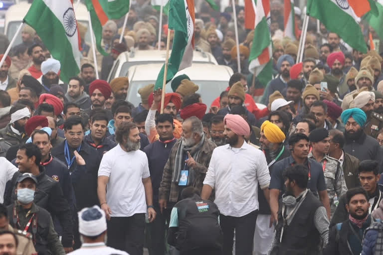 Congress leader Rahul Gandhi who is currently undertaking the Punjab leg of the Bharat Jodo Yatra took a  dig at BJP saying that it hit the small and medium enterprises hard. How Ludhiana (small and medium businesses) was hit? Prime Minister ji implemented demonetisation and the wrong GST. Demonetisation and 'wrong' GST are weapons to end small and medium enterprises.