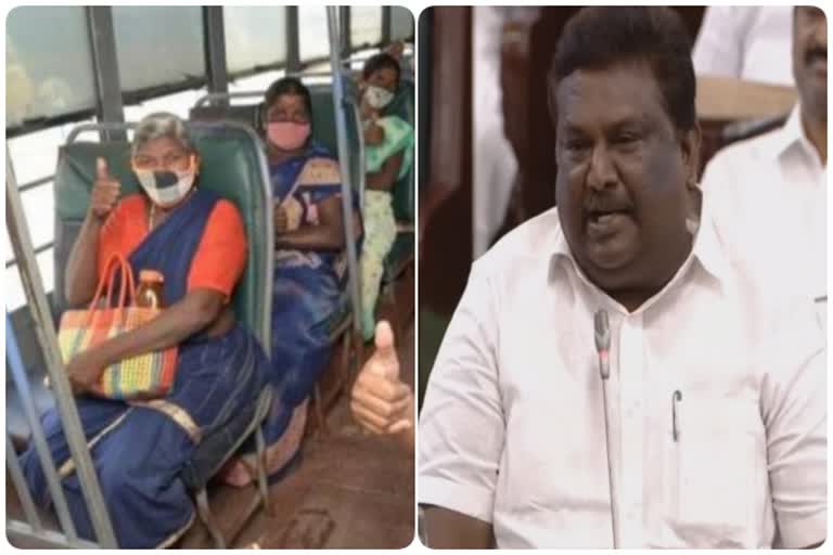 Etv BharatTN assembly 2023: 200 கோடிக்கும் அதிகமான பெண்களுக்கு இலவச பேருந்து பயணம் - அமைச்சர் சிவசங்கர்